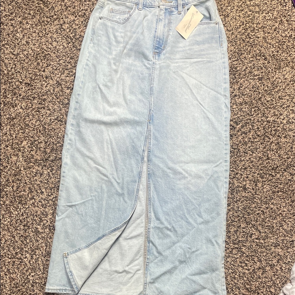 Universal Thread Light Blue Maxi Skirt